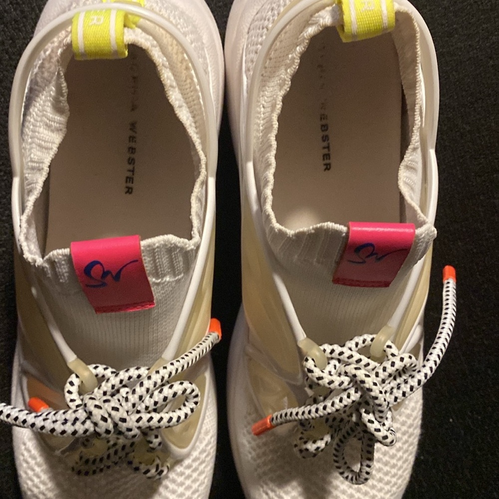 Sophia Webster White Butterfly Sneakers Size 9 (EU 40) - Picture 7 of 7